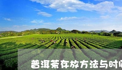 普洱茶存放方法与时间/2023080300512