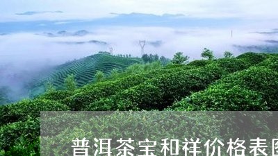 普洱茶宝和祥价格表图/2023110323947