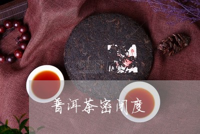 普洱茶密闭度/2023042892483