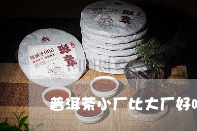 普洱茶小厂比大厂好喝/2023080227381