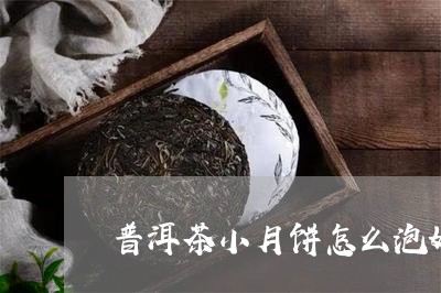 普洱茶小月饼怎么泡好喝/2023082437259