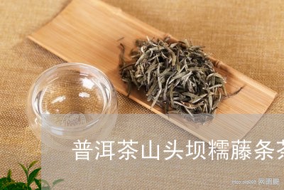 普洱茶山头坝糯藤条茶/2023062395350