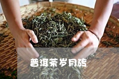 普洱茶岁月砖/2023091367512