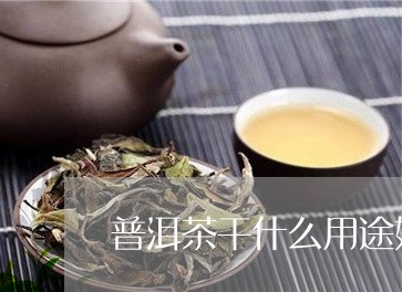 普洱茶干什么用途好卖些/2023110615159