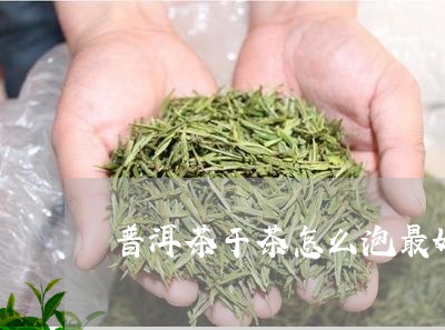 普洱茶干茶怎么泡最好的/2023110685932