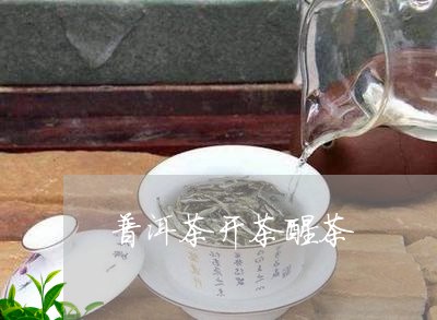 普洱茶开茶醒茶/2023110661593