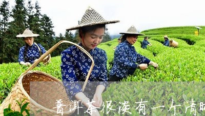 普洱茶很淡有一个清晰/2023092701696