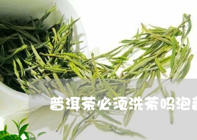 普洱茶必须洗茶吗泡普洱茶要洗茶吗/2023060373814