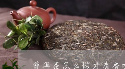 普洱茶怎么做才有香味/2023063096350