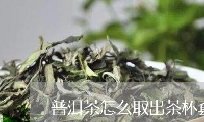 普洱茶怎么取出茶杯套/2023110671605