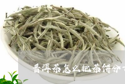 普洱茶怎么把茶饼分开/2023080397584