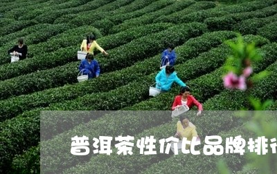 普洱茶性价比品牌排行榜/2023102419504