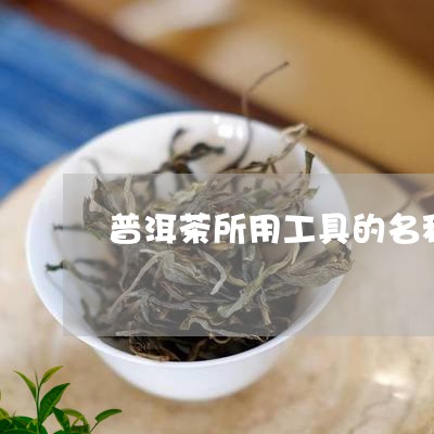 普洱茶所用工具的名称及图片/2023052897502