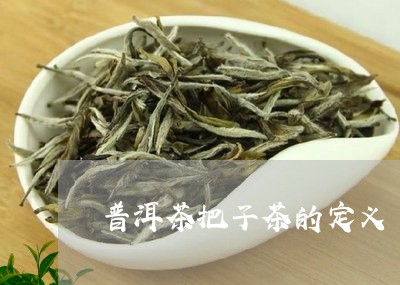 普洱茶把子茶的定义/2023091452615