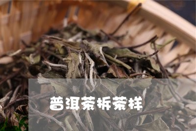 普洱茶拆茶样/2023042805608