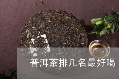 普洱茶排几名最好喝/2023121794928