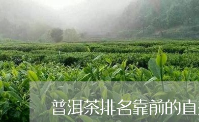 普洱茶排名靠前的直播间/2023120786371