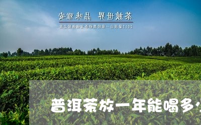 普洱茶放一年能喝多少/2023061506272