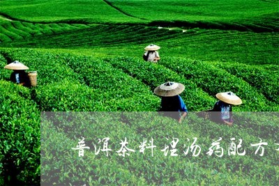 普洱茶料理汤药配方有哪些/2023083060706