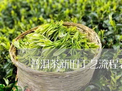 普洱茶新旧工艺流程表图片/2023083044058