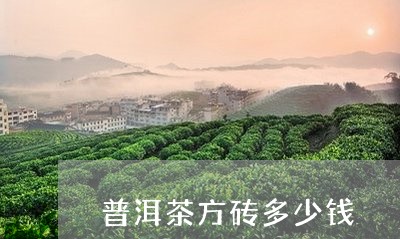 普洱茶方砖多少钱/2023120464957