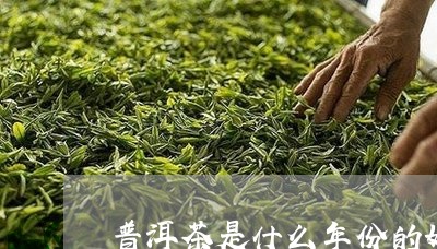 普洱茶是什么年份的好/2023062982726