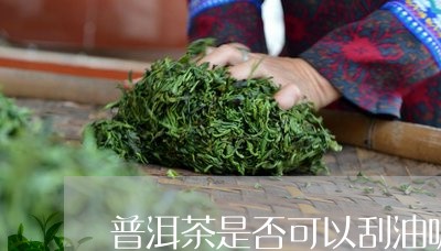 普洱茶是否可以刮油呢女性/2023112583735