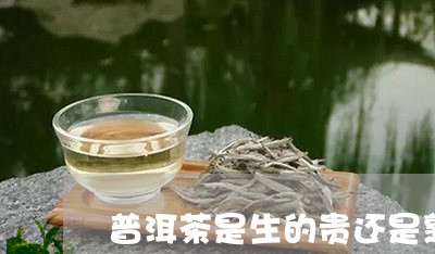 普洱茶是生的贵还是熟的贵呢/2023110650503