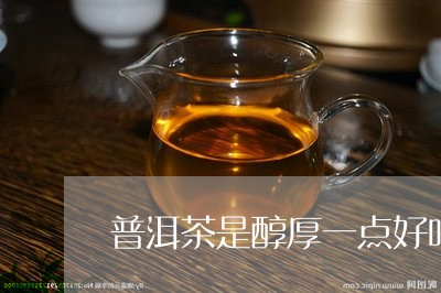 普洱茶是醇厚一点好吗/2023061541582