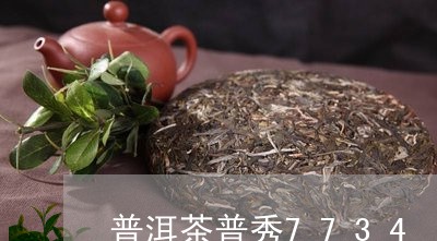 普洱茶普秀7734/2023070956469