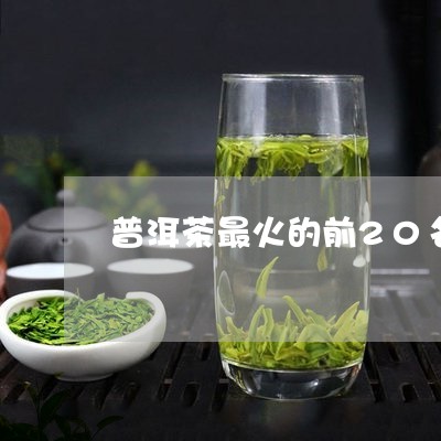 普洱茶最火的前20名/2023092795959