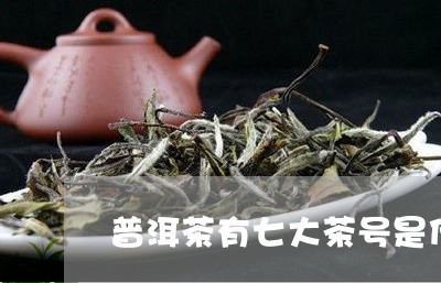 普洱茶有七大茶号是什么茶/2023083089372