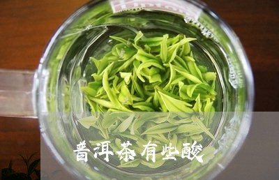 普洱茶有些酸/2023042743139