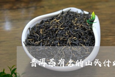 普洱茶有名的山头什么生普洱茶最好/2023060382614