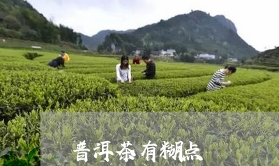 普洱茶有糊点/2023042581511