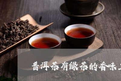 普洱茶有绿茶的香味正常吗/2023112801795