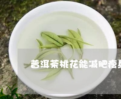 普洱茶桃花能减肥瘦身/2023062355935