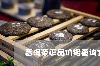 普洱茶正品价格查询官网/2023102475289