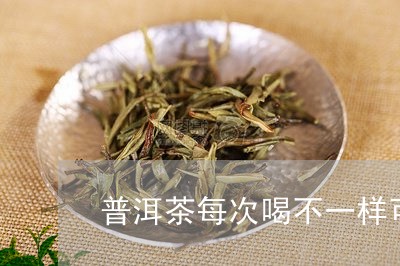 普洱茶每次喝不一样可以吗/2023112401927