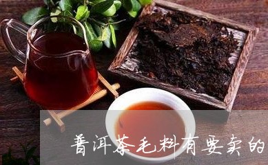 普洱茶毛料有要卖的吗/2023062221835