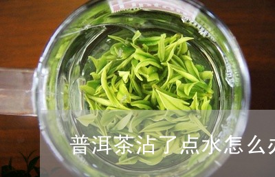 普洱茶沾了点水怎么办能喝吗/2023083038169