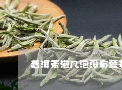 普洱茶泡几泡没有营养/2023072347480