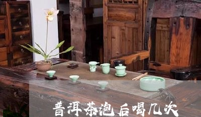 普洱茶泡后喝几次/2023110926038