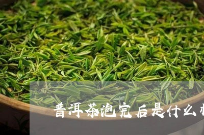 普洱茶泡完后是什么样/2023092591813