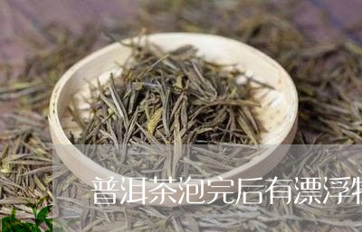 普洱茶泡完后有漂浮物/2023072334846