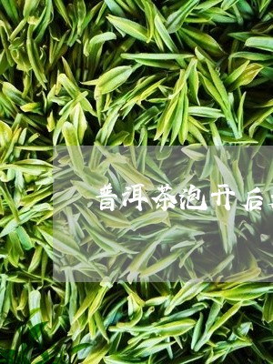 普洱茶泡开后是茶末吗/2023062150390