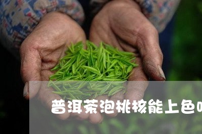 普洱茶泡桃核能上色吗/2023092737171