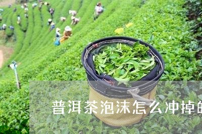 普洱茶泡沫怎么冲掉的快/2023081720804