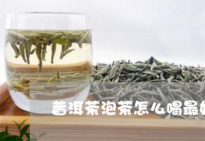 普洱茶泡茶怎么喝最好的方法/2023083061947