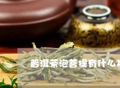 普洱茶泡菩提有什么功效/2023081717370